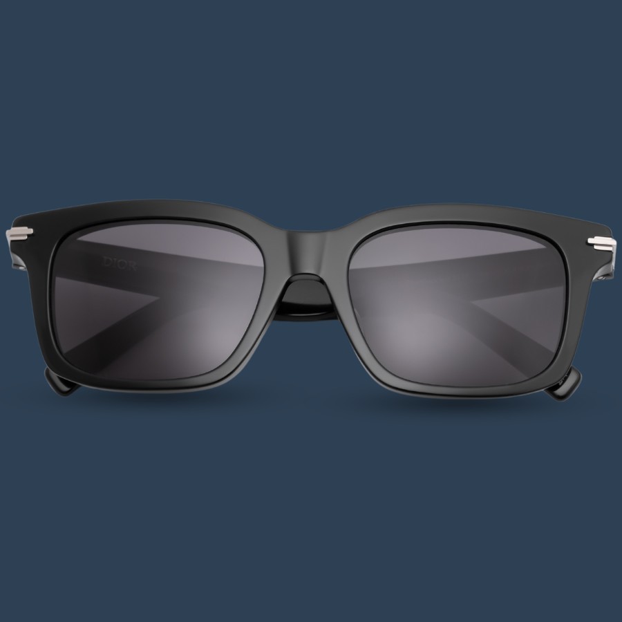 Dior Nam - Gọng kính Nhựa - Chống tia UV - Mã DIORBLACKSUITS11F_10A0 (10) Gọng kính đen bóng huyền bí của kính Dior