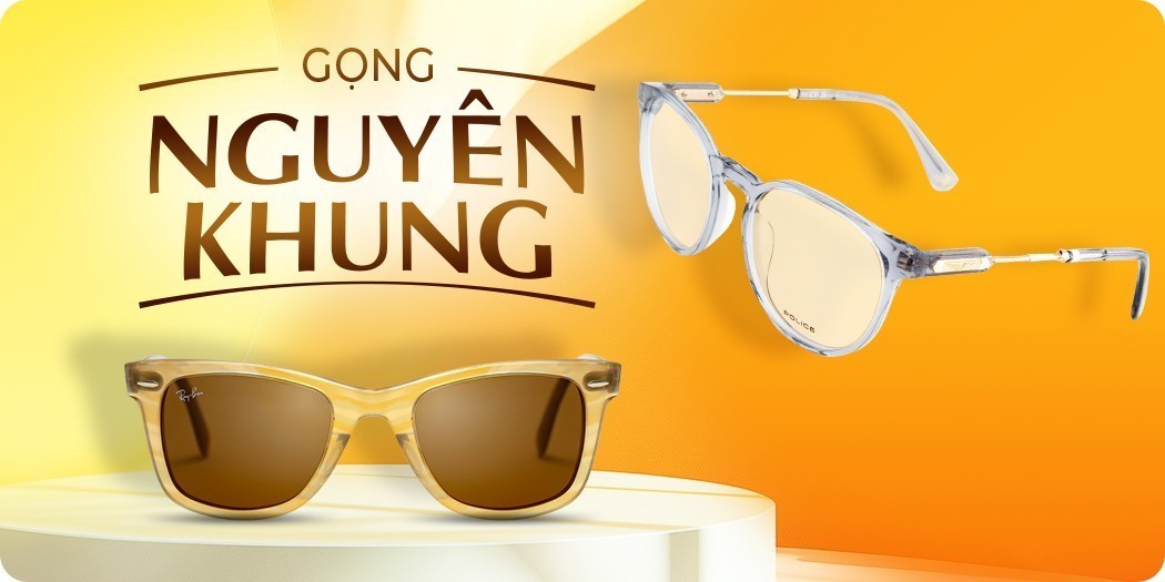 Gọng kính nguyên khung chính hãng 100%