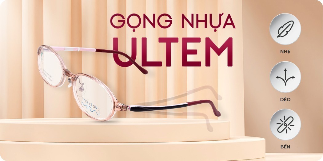 Gọng kính Ultem chính hãng 100%