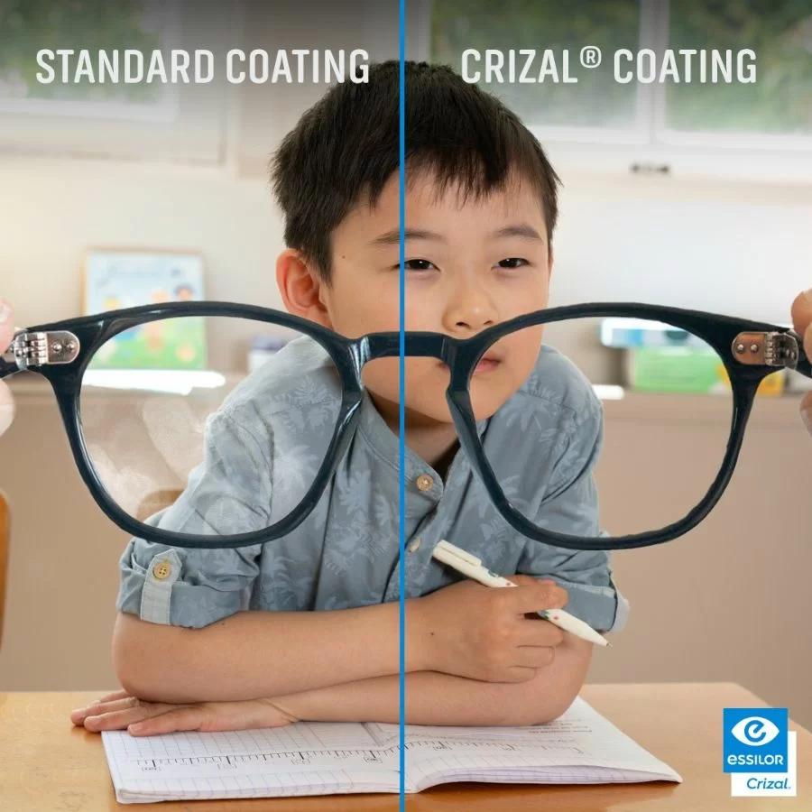 Essilor Crizal tối ưu mật độ phân tử trong lớp phủ tròng kính