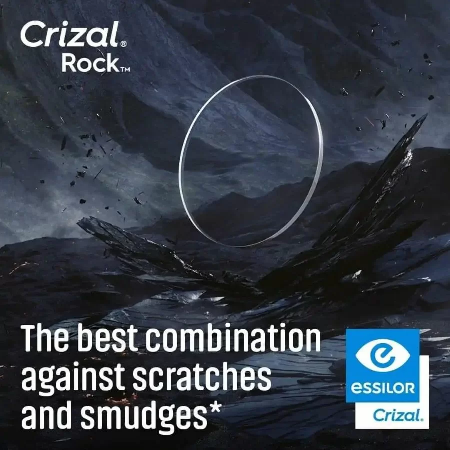 Crizal rock sử dụng công nghệ High-Resistance Technology