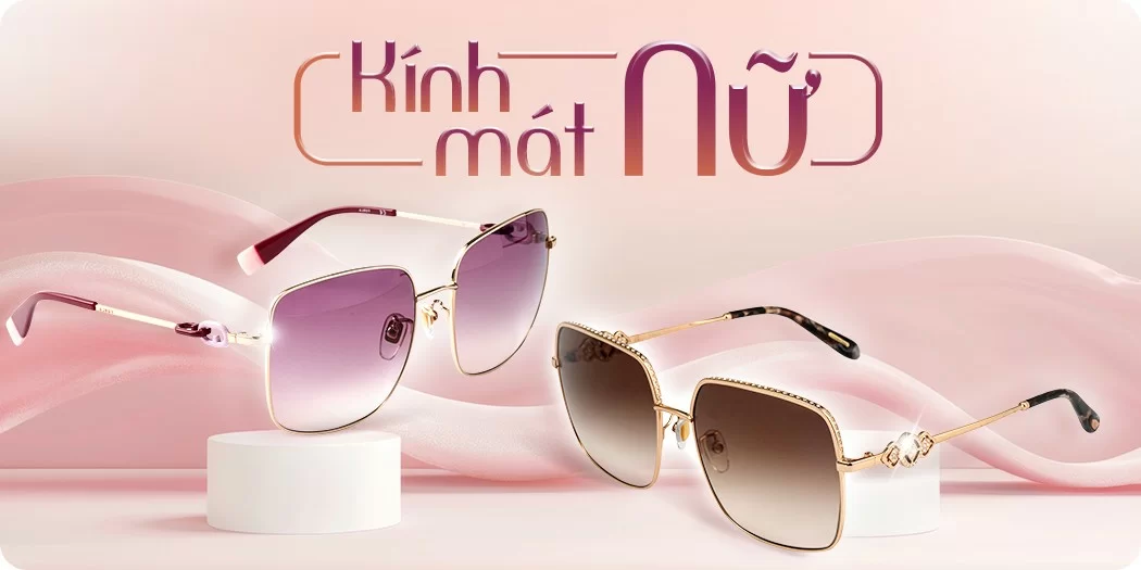 Kính mát nữ thời trang, chính hãng, mẫu đẹp