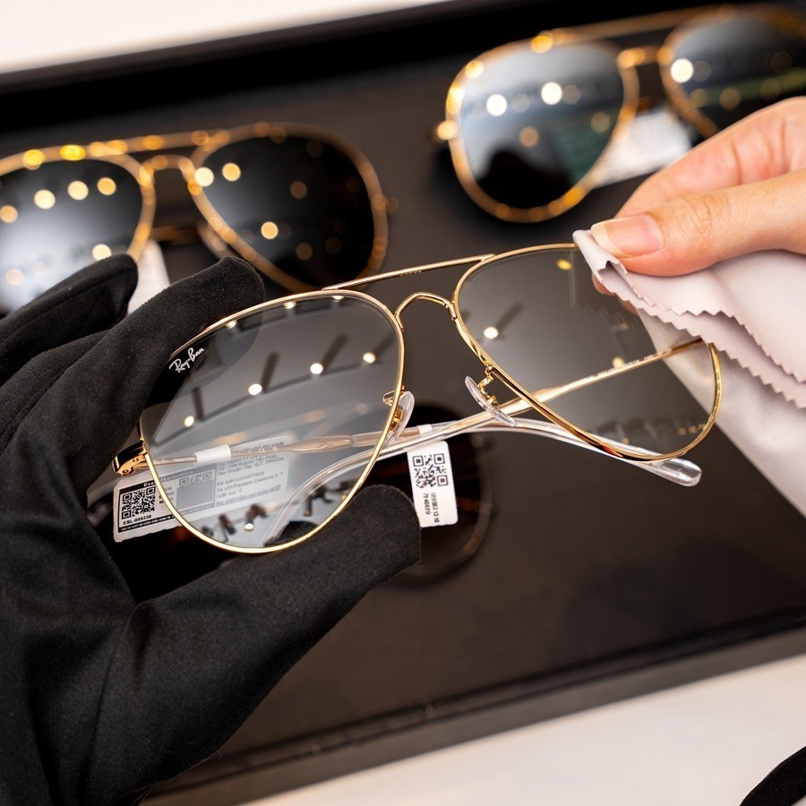 RayBan Aviator Nam - Gọng Kim loại - Chống tia UV - Mã 0RB3825_001_GG_58 (4) Mắt kính RayBan 0RB3825_001_GG_58 chính hãng 100%-4
