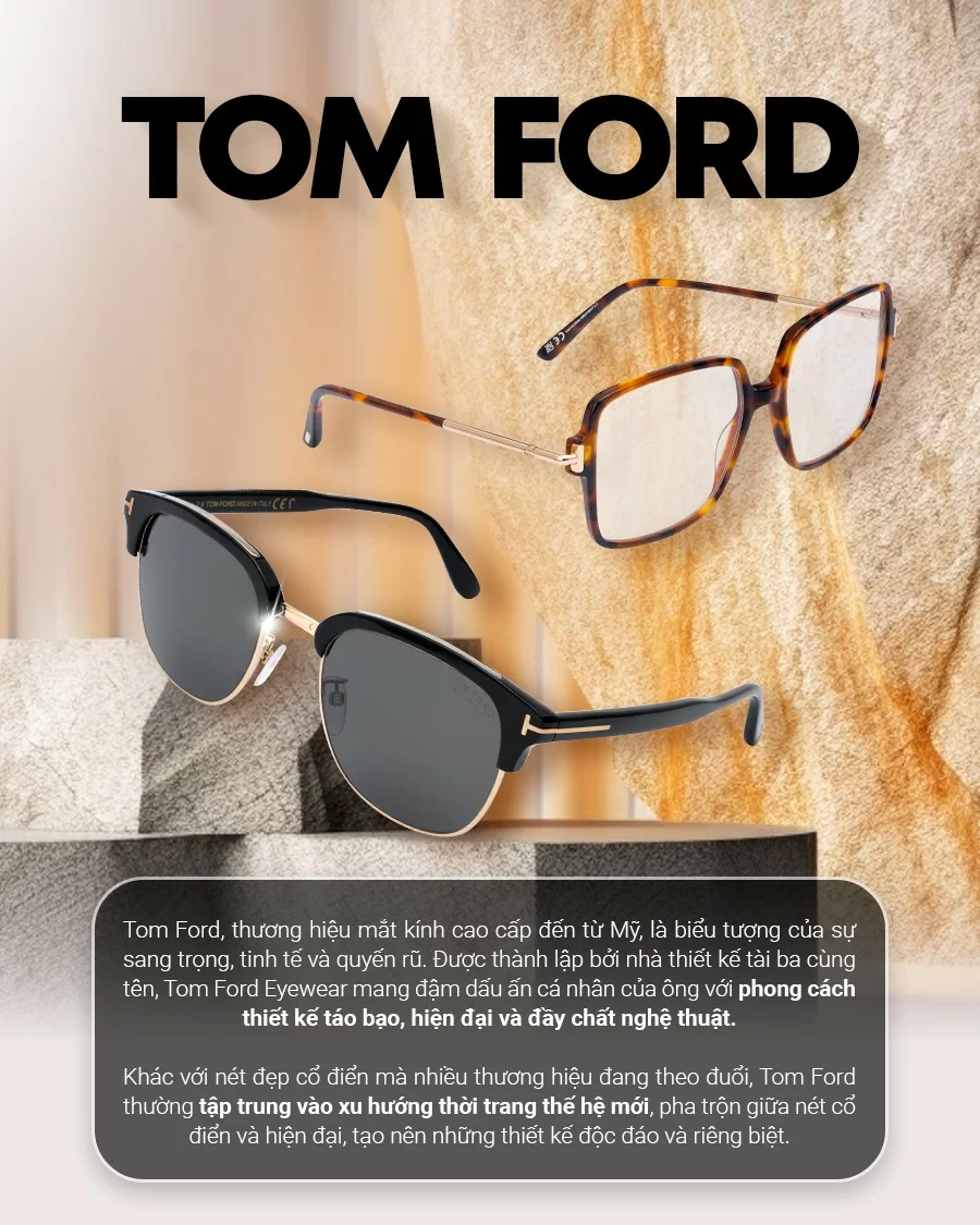Mắt kính Tom Ford chính hãng 100%