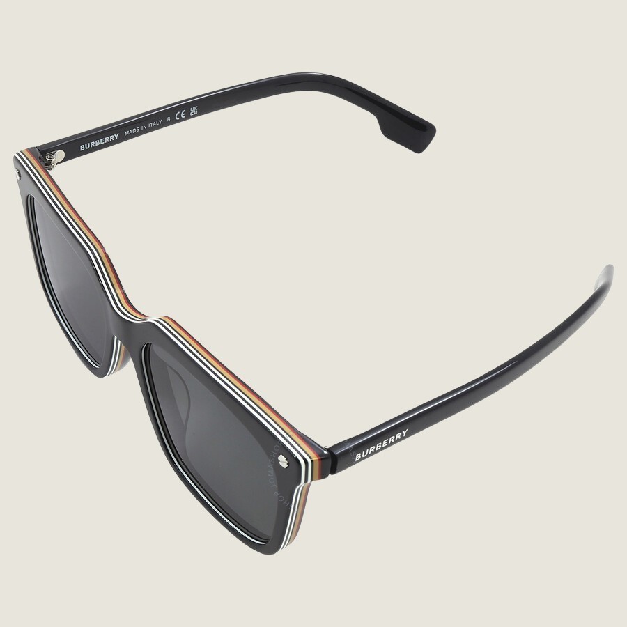 Burberry Nam - Gọng kính Nhựa - Chống tia UV - Mã 0BE4337F_379887_56 (4) Hiệu ứng thị giác sọc 7 lớp trên gọng kính Burberry