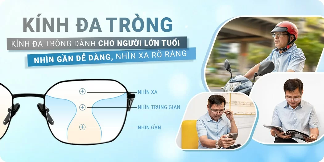 Kính đa tròng cao cấp, chính hãng 100%