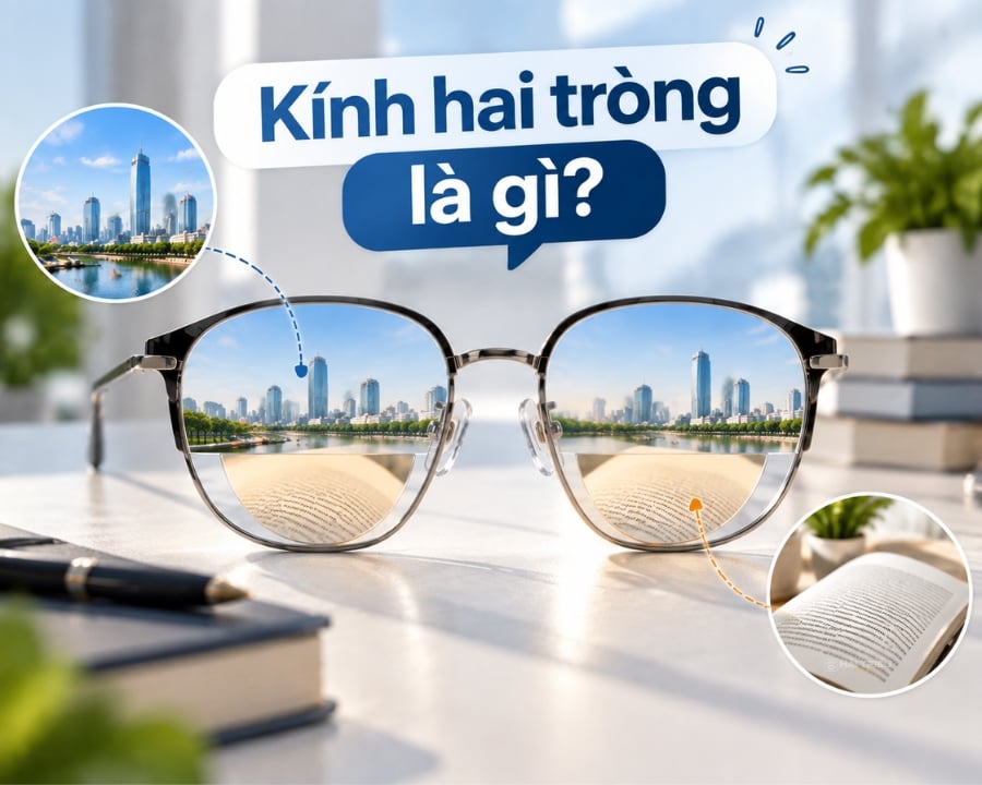 Kính 2 tròng là gì? Cấu tạo, ưu nhược điểm và lưu ý cần biết