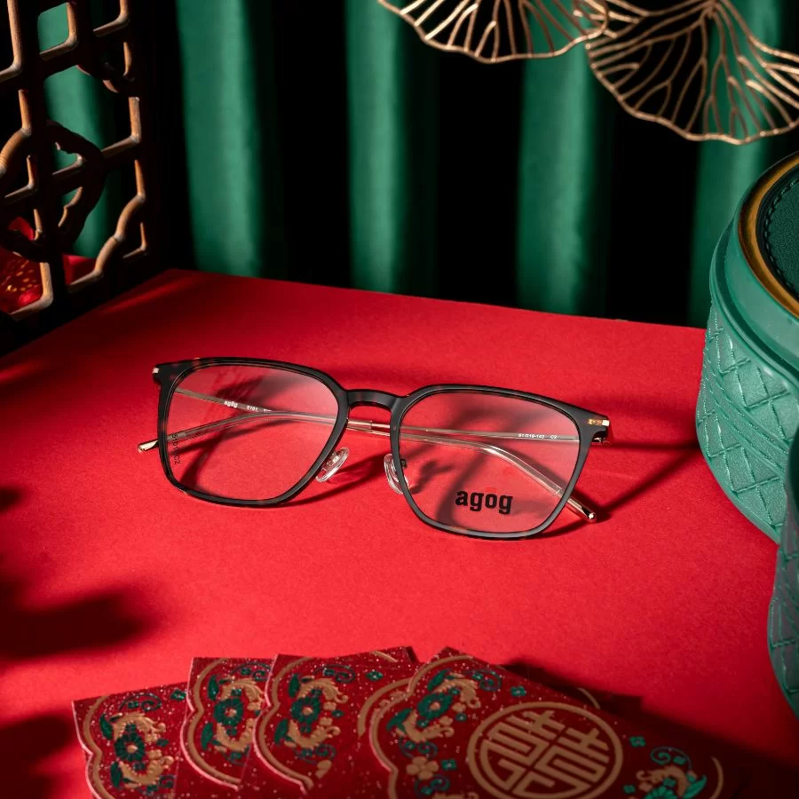 Hoa văn đồi mồi ấn tượng và thời trang trên gọng kính Agog 1015-C2 - ảnh 1