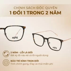 Chính sách độc quyền gọng kính Agog 1015-C2