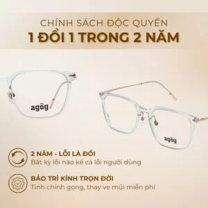 Chính sách độc quyền gọng kính Agog 1015-C3