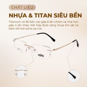 Chất liệu gọng kính Agog 1509-C2