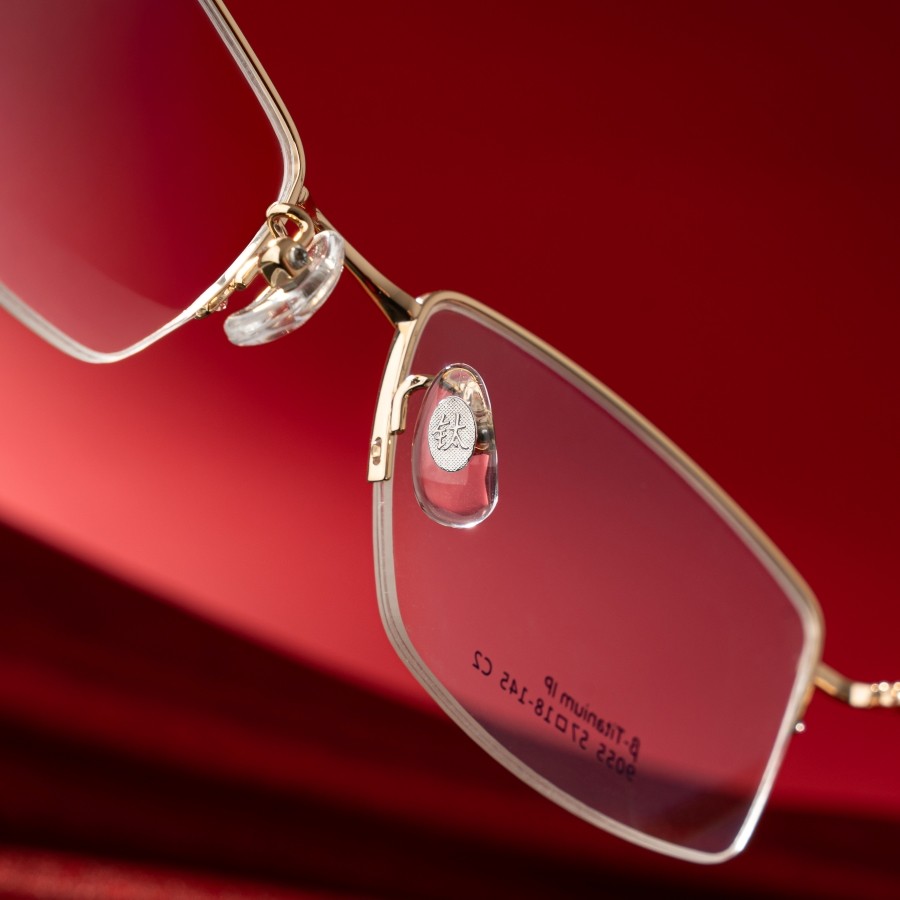 Agog Nam - Gọng kính Titanium - Mã 5509-C2 (7) Chất liệu Titanium cao cấp