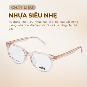 Agog Nữ - Gọng kính Nhựa - Mã 7106AGMK-C4 (2) Chất liệu gọng kính Agog 7106AGMK-C4