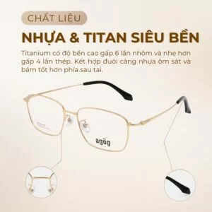 Chất liệu gọng kính Agog 9509-C2