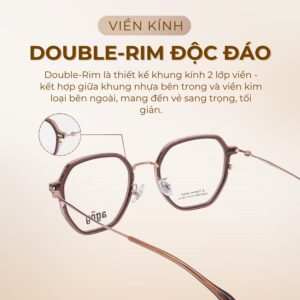 Viền kính Agog 9516TiSDKK-C4