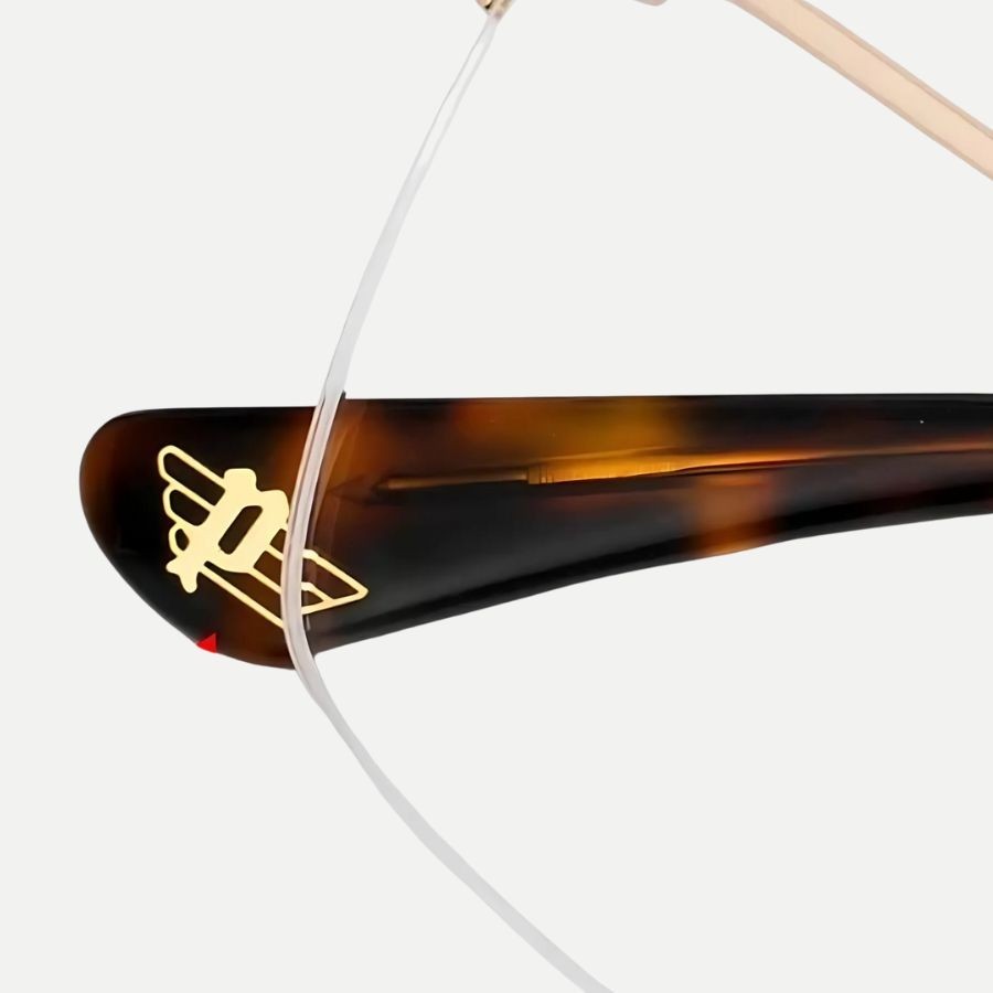 Hình ảnh cánh chim đại bàng trên kính Police SPLF13-0300