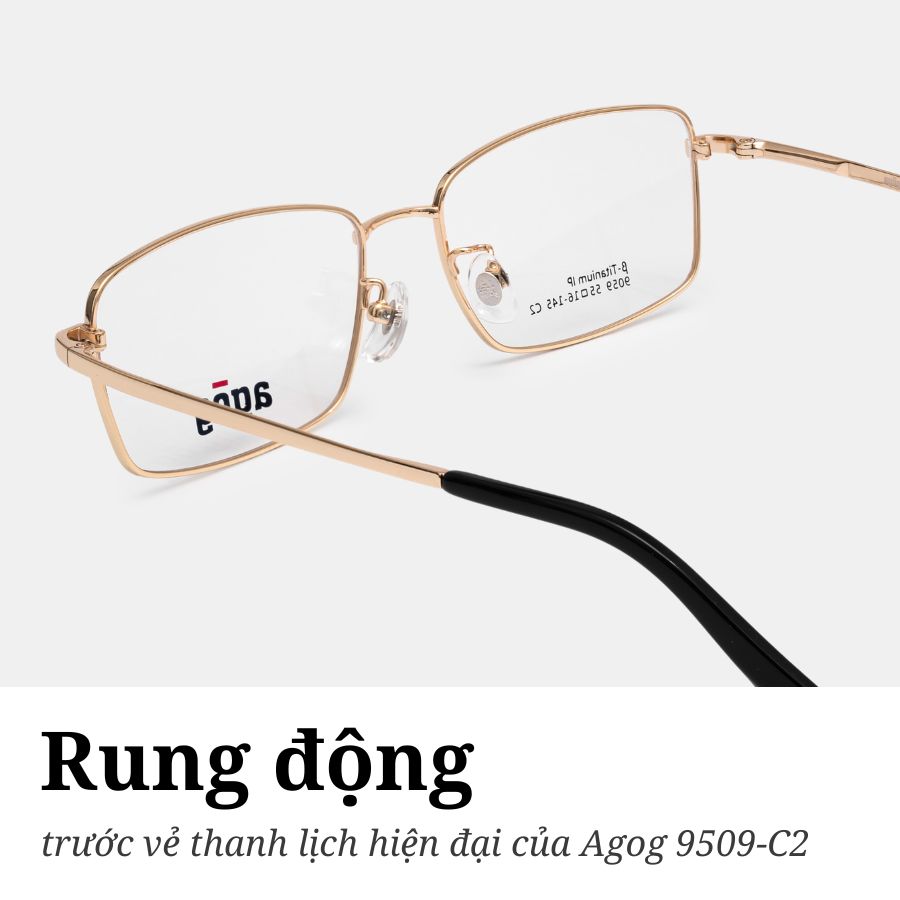 Vẻ đẹp, diện mạo, hình ảnh kính Agog 9509-C2.