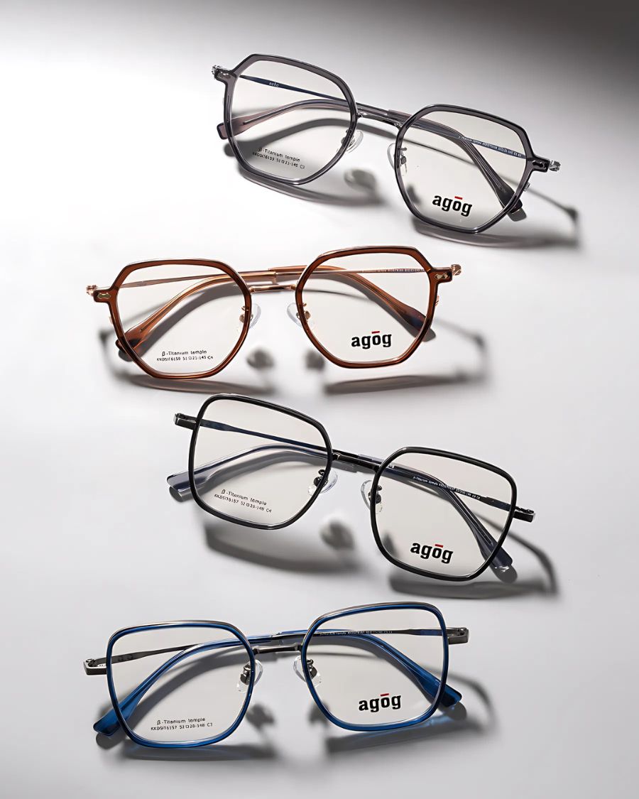 Kính Agog 9516TiSDKK-C3 thuộc Bộ sưu tập mùa xuân 2025 kính Agog - ảnh 1