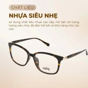 Chất liệu nhựa gọng kính Agog (6003)T80003-C5 chính hãng 100%