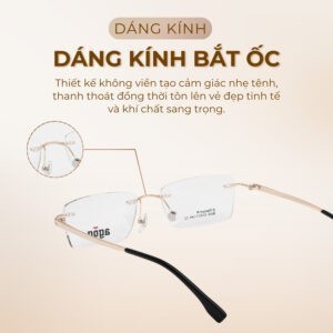 Dáng gọng kính Agog 0509-C2 chính hãng 100%