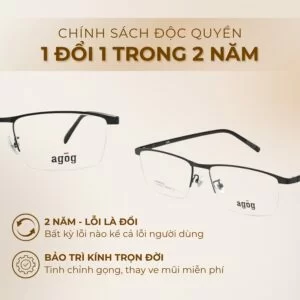 Chính sách đổi trả gọng kính Agog 25203MYYK-C2 chính hãng 100%