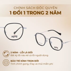 Chính sách độc quyền gọng kính Agog 6516TISDKK-C1
