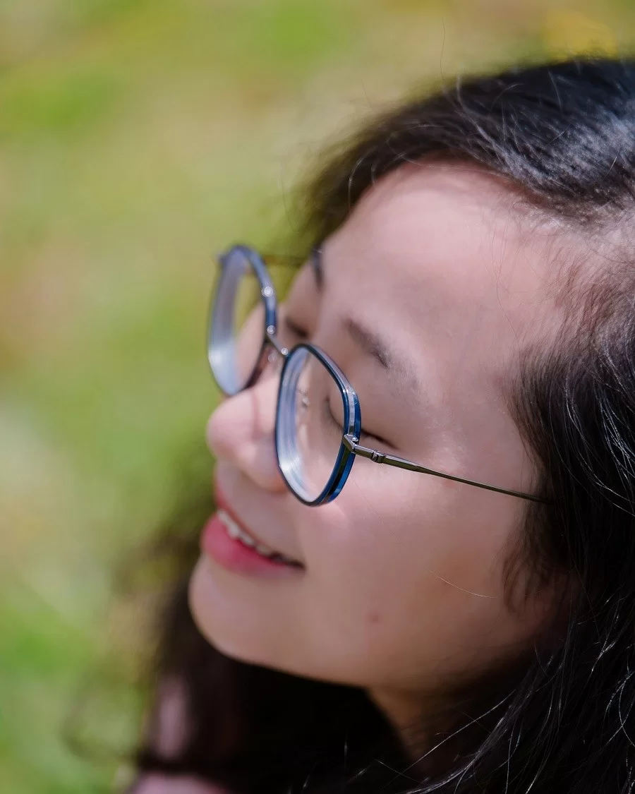 Agog Nữ - Gọng kính Nhựa, Kim loại - Mã 6516TiSDKK-C3 (12) Agog 6516TiSDKK với chất liệu titanium và acetate