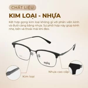 Chất liệu gọng kính Agog 6906ADKK-C3