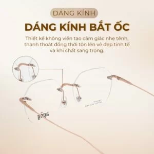 Dáng gọng kính Agog 7209TTSYK-C1 chính hãng 100%