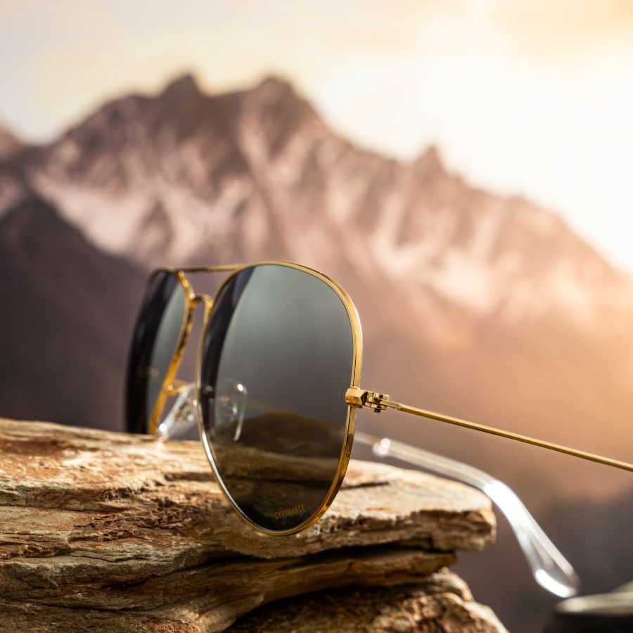 RayBan Chromance Aviator Nam - Gọng kính Kim loại - Chống tia UV, Phân cực - Mã 0RB3025_9196G3_62 (7) Gọng kính kim loại bền bỉ và sáng bóng
