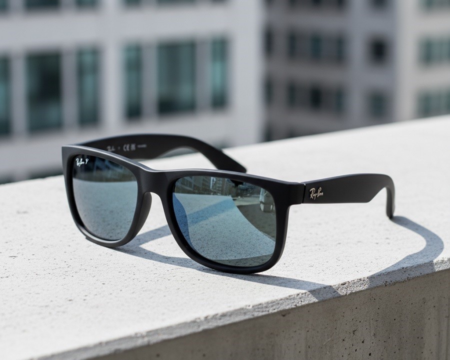 Công nghệ phân cực là một trong những điểm cộng của mẫu RayBan Justin 0RB4165F
