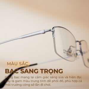 Màu sắc bạc sang trọng