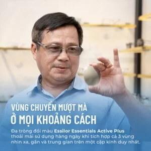(Đa tròng đổi màu) Essilor Essentials Active Plus - Transitions Signature Gen 8, Sun X - Dành cho người hay di chuyển (1) Đa tròng đổi màu Essilor Active Plus