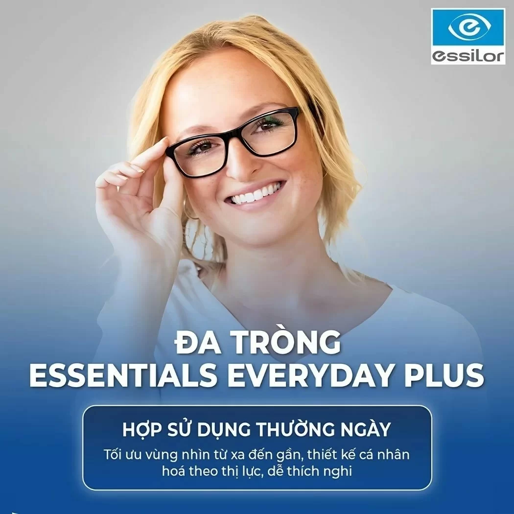Tròng kính đa tròng Essentials Everyday Plus
