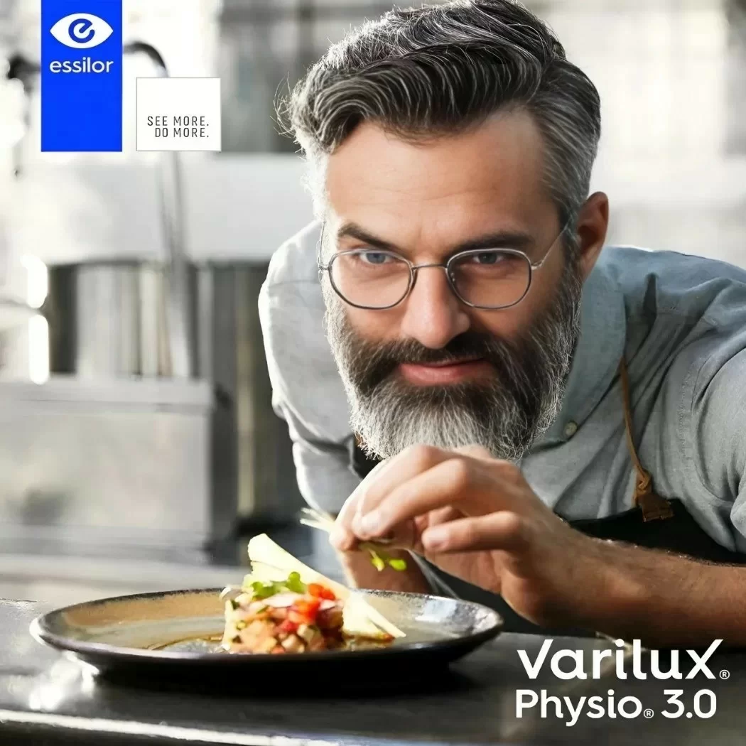 Varilux Physio 3.0 là sự kết hợp giữa hai công nghệ: W.A.V.E Technology 2.0 và Binocular Booster