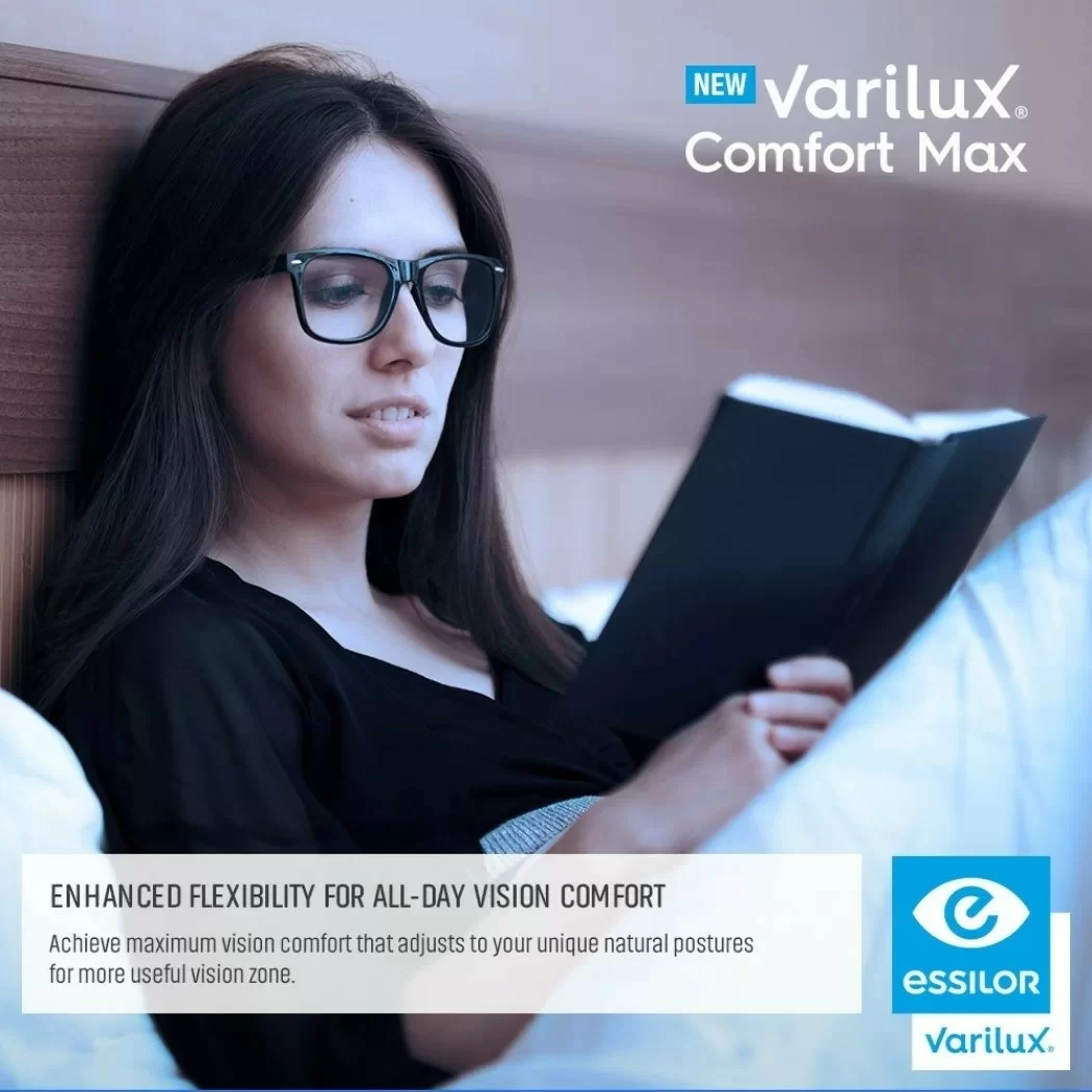 Varilux Comfort Max mang lại sự thoải mái vượt trội, phù hợp với người có lối sống năng động
