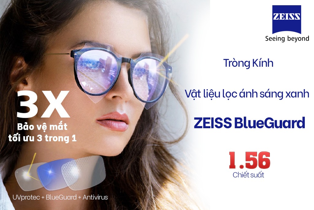 Kính chống ánh sáng xanh 0 độ: Có nên mua, ai phù hợp? (7) Kính chống ánh sáng xanh 0 độ Zeiss Blue Guard