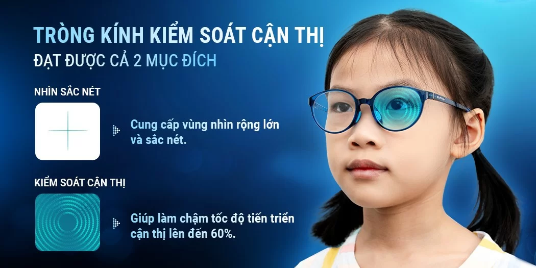 Lợi ích của tròng kính kiểm soát cận thị