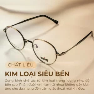 Gọng kính kim loại Agog 3906MCZK-C4 chính hãng 100%