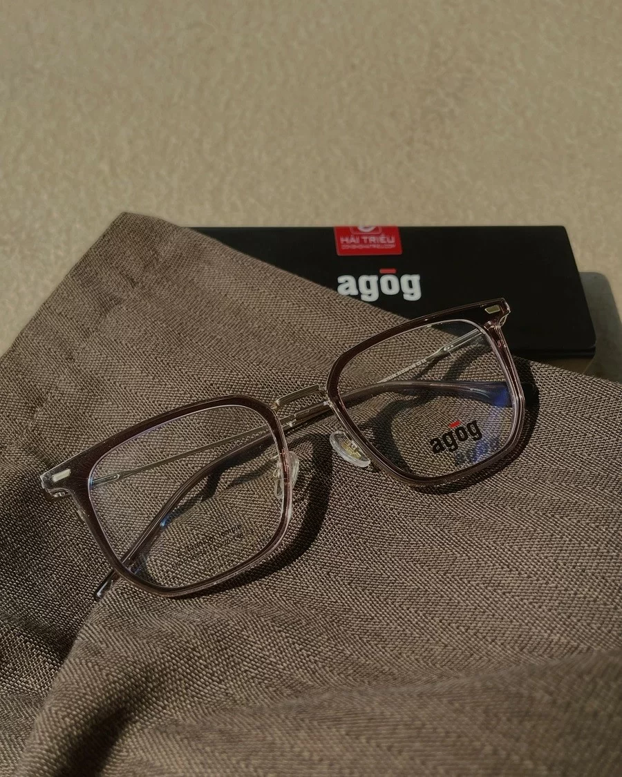 Agog Unisex - Gọng kính Titanium - Mã 8516TiSDKK-C3 (8) mắt kính Agog 9516TiSDKK-C3 - ảnh 4