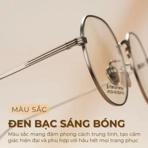 Màu đen bạc khiến kính Agog 9007ISCZK-C3 hiện đại và thời trang hơn