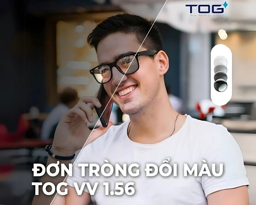 TOG VV MR8 HMCS 1.60 - Tròng kính giá rẻ chống tia UV, chống bám bụi