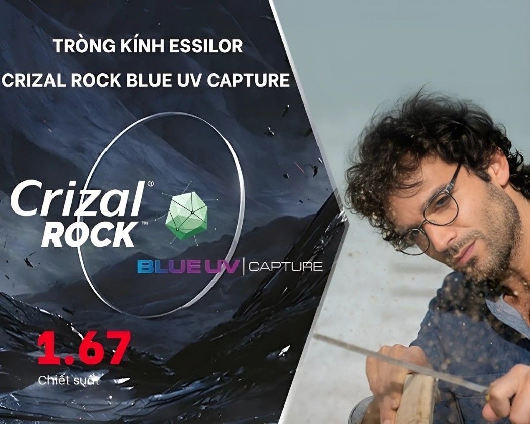 Essilor Crizal Easy Pro – Tròng kính chống bám bẩn, chống lóa, chống tia UV