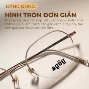 Dáng gọng hình tròn đơn giản