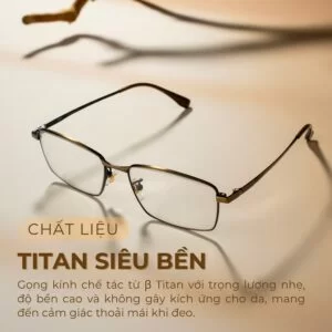 Gọng kính Agog 21142B-C5 Titan siêu bền