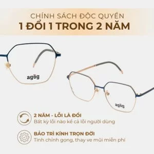 Chính sách bảo hành gọng kính agog 5019-C23