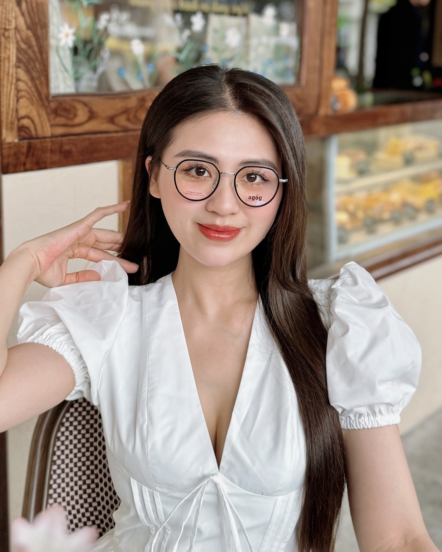 Agog Pengonal Unisex - Gọng kính Kim loại - Mã 7516TiSDKK-C4 (7) Mắt kính Agog 5516TISDKK-C4 - ảnh 3