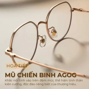 Hoạ tiết mũ chiến binh Agog ấn tượng
