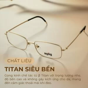 Homepage (46) Gọng kính Agog 9019-C18 Titan siêu bền