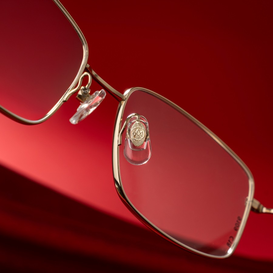 Agog Nam - Gọng kính Nhựa, Titanium - Mã 9019-C18 (13) Đệm mũi khắc họa tiết mũ chiến binh